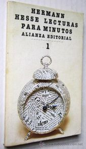 Libros de segunda mano: HERMANN HESSE: LECTURAS PARA MINUTOS, 1.